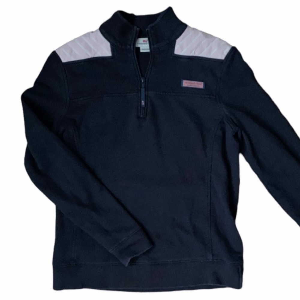 Vineyard Vines Women's Navy Blue & Pink Pullover Sweatshirt size extra small XS - Picture 3 of 11